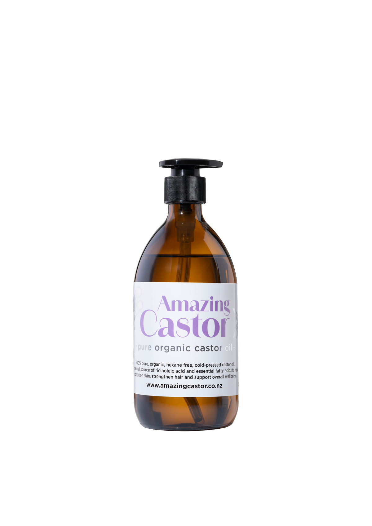 Amazing Castor organic hexane free castor oil 500ml bottle